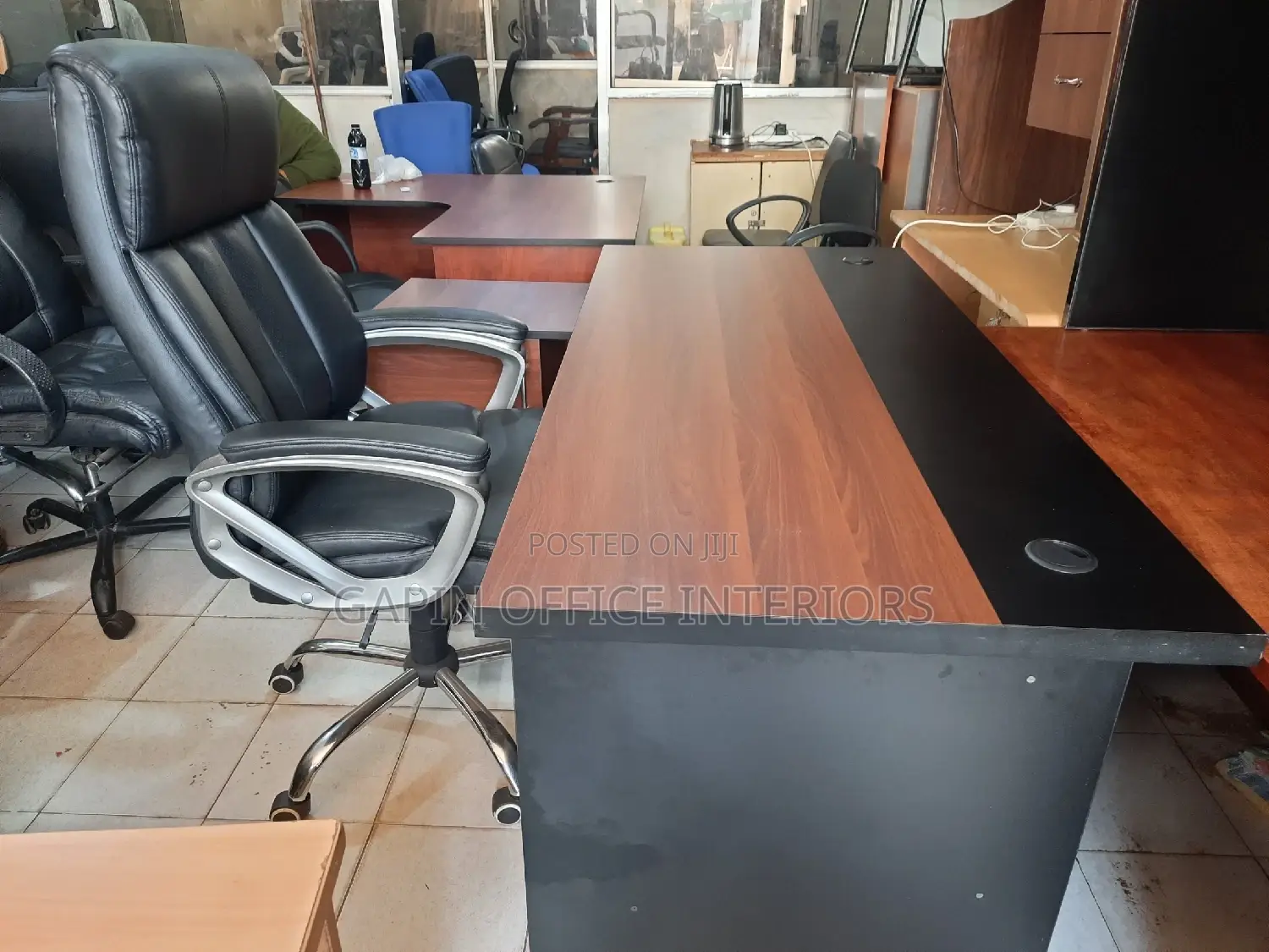 180cm Executive Office Table With an Executive Office Chair