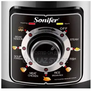 Sonifer 6L Electric Rice/Pressure Cooker