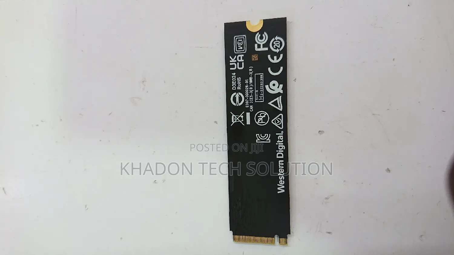 256 Western Digital SSD Single Nortch