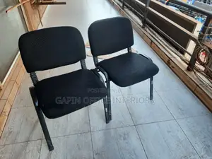 Fabric Waiting Office Chairs, 2 Pieces