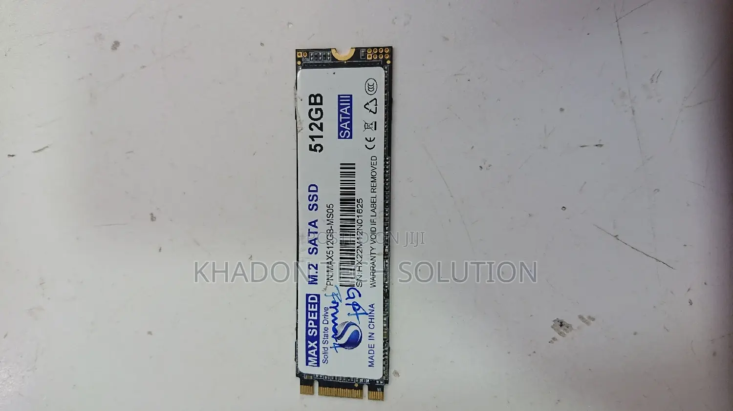 512 Max Speed Solid State Drive