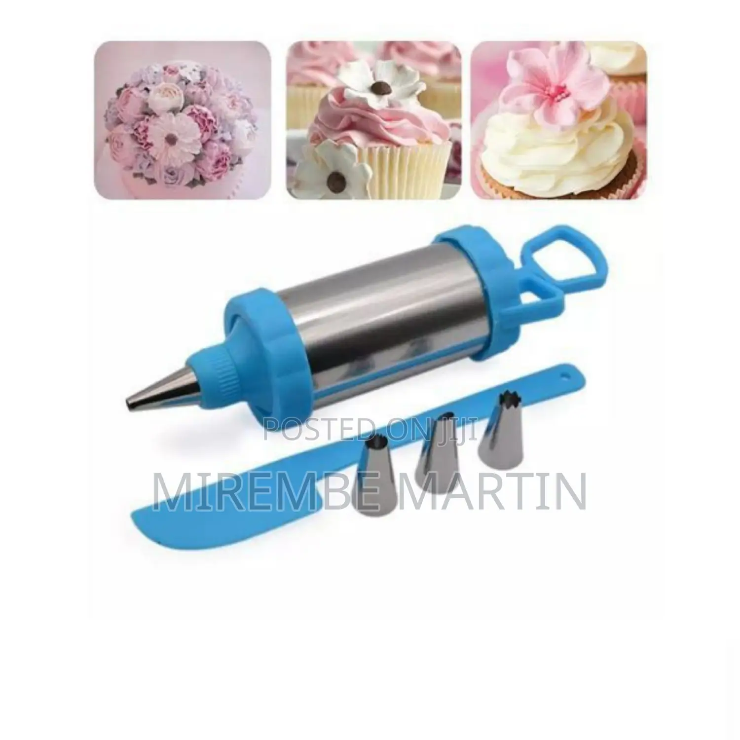 Stainless Steel Cookie Press.