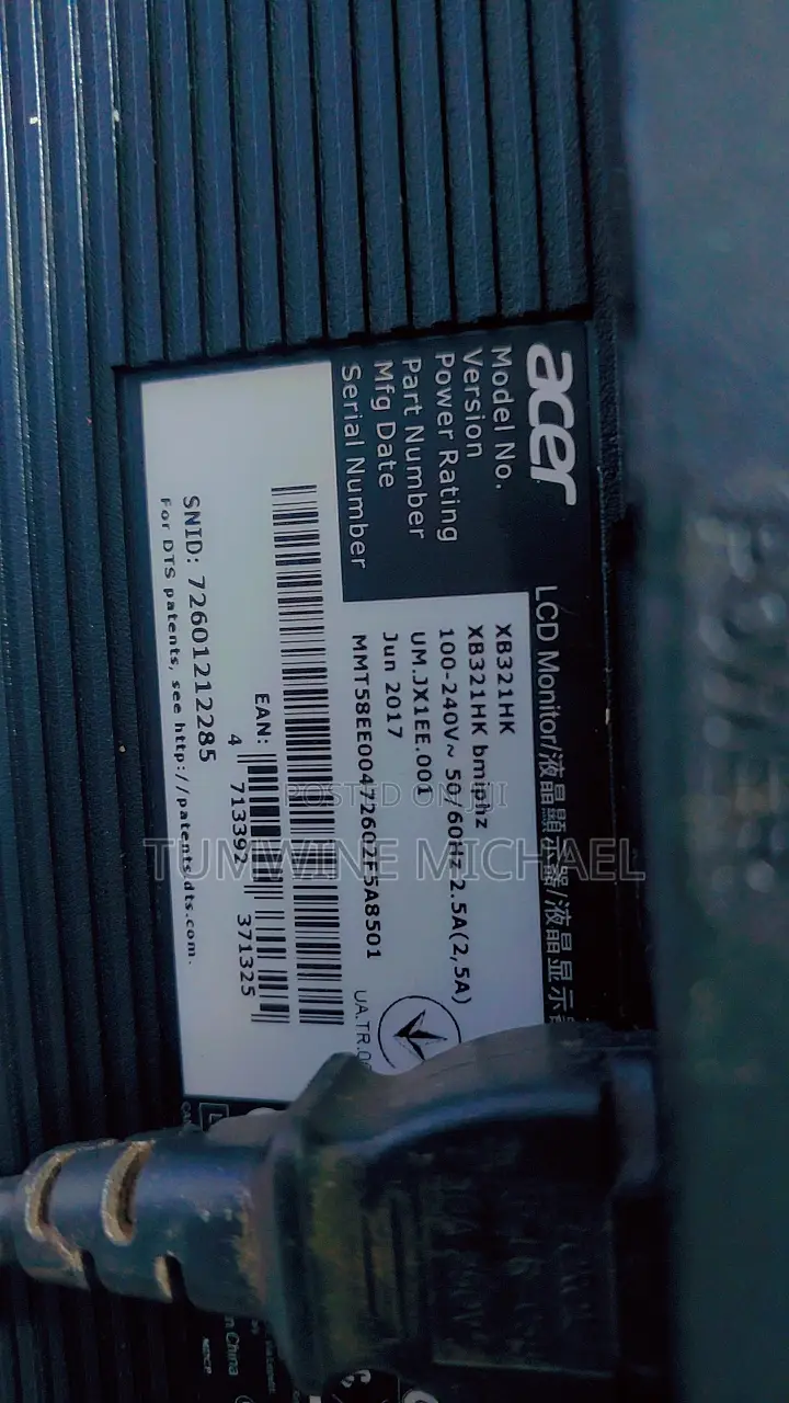 Gaming Monitor Acer Predator 32 Inch 
