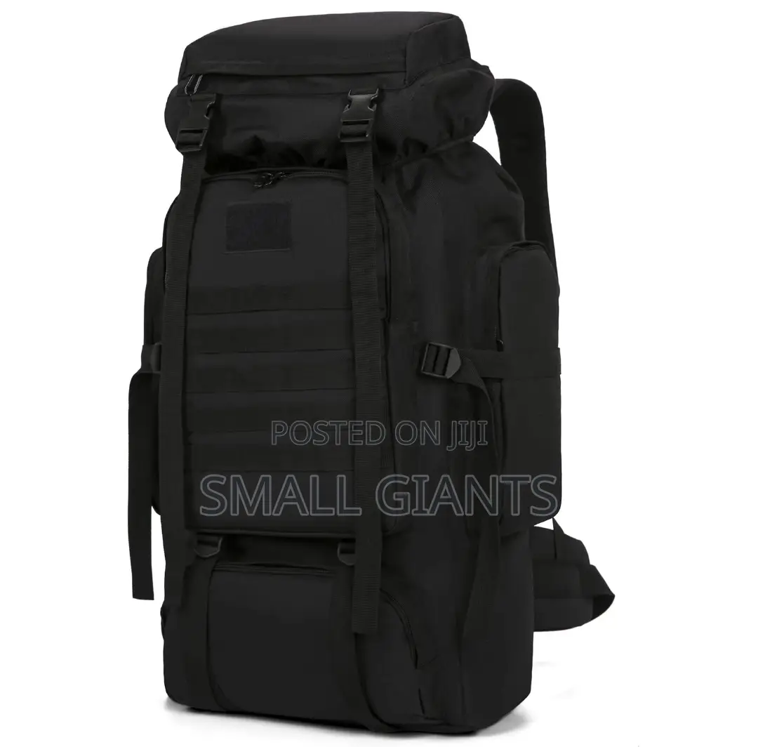 70l Large Capacity Travel/ Camping Bag - Black