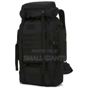 70l Large Capacity Travel/ Camping Bag - Black