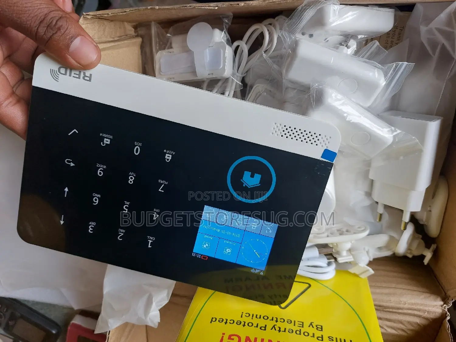 Alarm System With Motion Detector