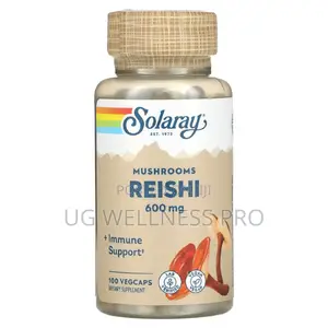 Solaray, Reishi Mushrooms, 600 Mg, 100 Vegcaps