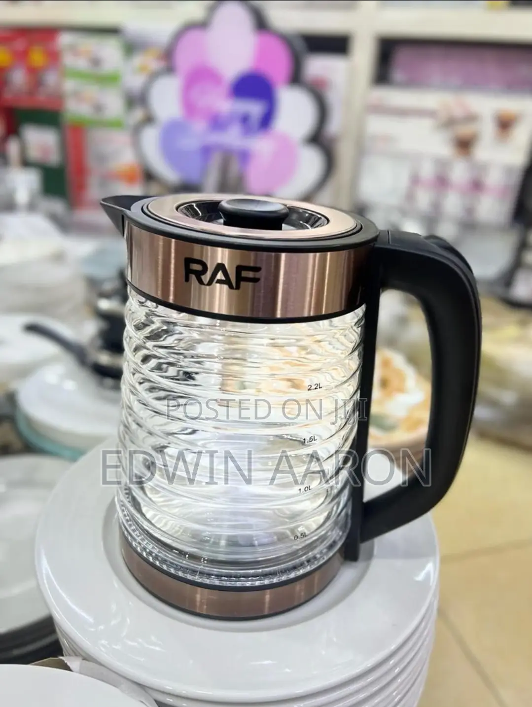 Borosilicate Glass Electric Kettle 2.2L
