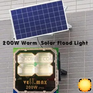 200w Warm Solar Flood Light