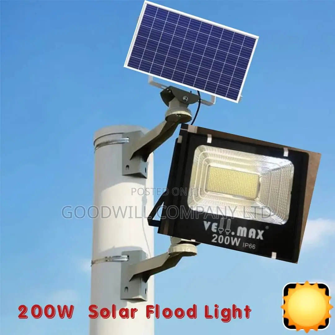 200w Solar Flood Light Flat Eye