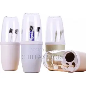 Portable Toothpaste Toothbrush Holder Bathroom Organizer,