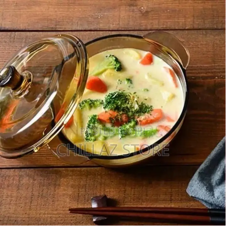 1L Soup Mixing Baking Serving Glass Dish for Mircowave