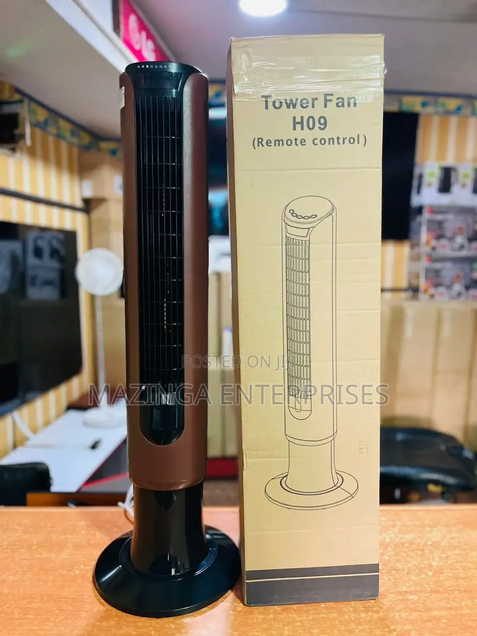 H09 Remote Controlled Tower Fan