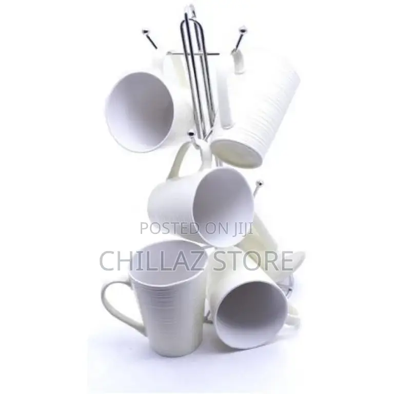 6 Pieces of Self Design Line Cups
