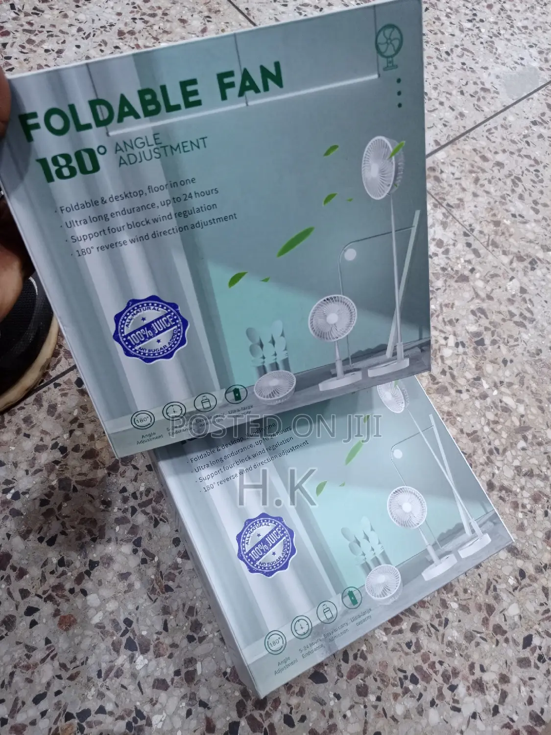 Portable Foldable and Rechargeable Fan