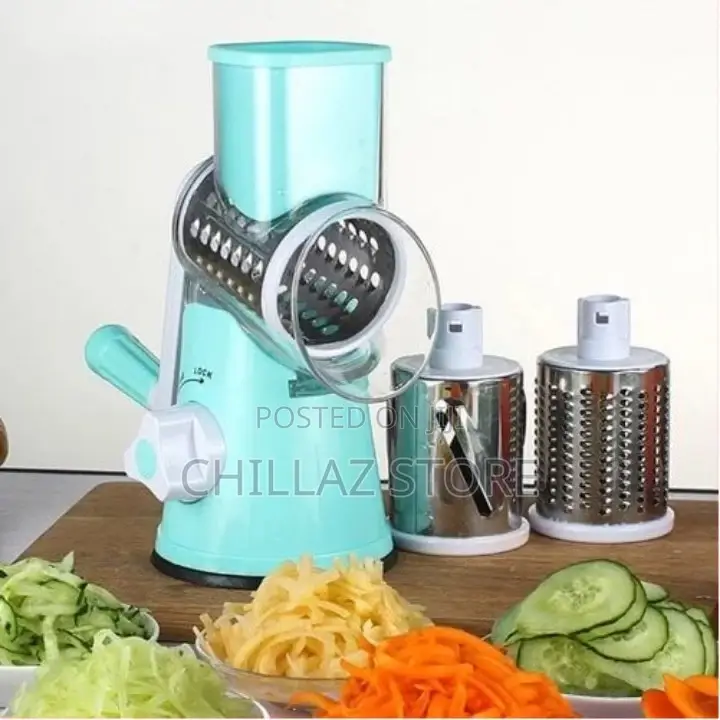Table Top Drum Grater Vegetable Slicer,
