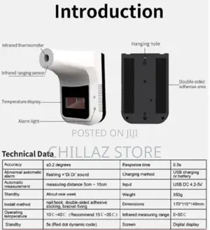 Infrared Thermometer With Automatic Sanitizer Dispenser-