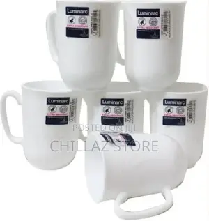 Luminarc 6 Pieces of Tea Coffee Mug Cups-