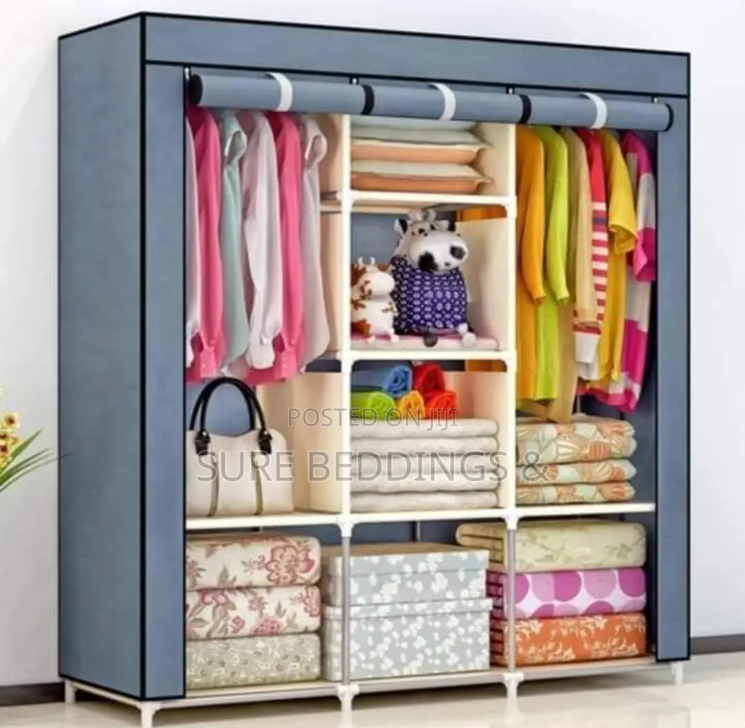 Metallic Frame Wardrobe