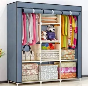 Metallic Frame Wardrobe