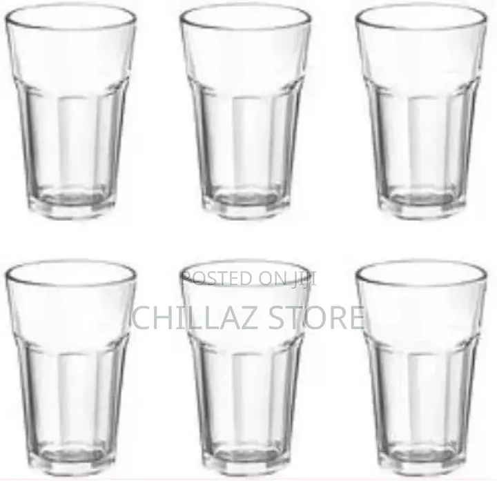 Luminarc 6 Pieces of Water Juice Glasses Cups Drinkware -