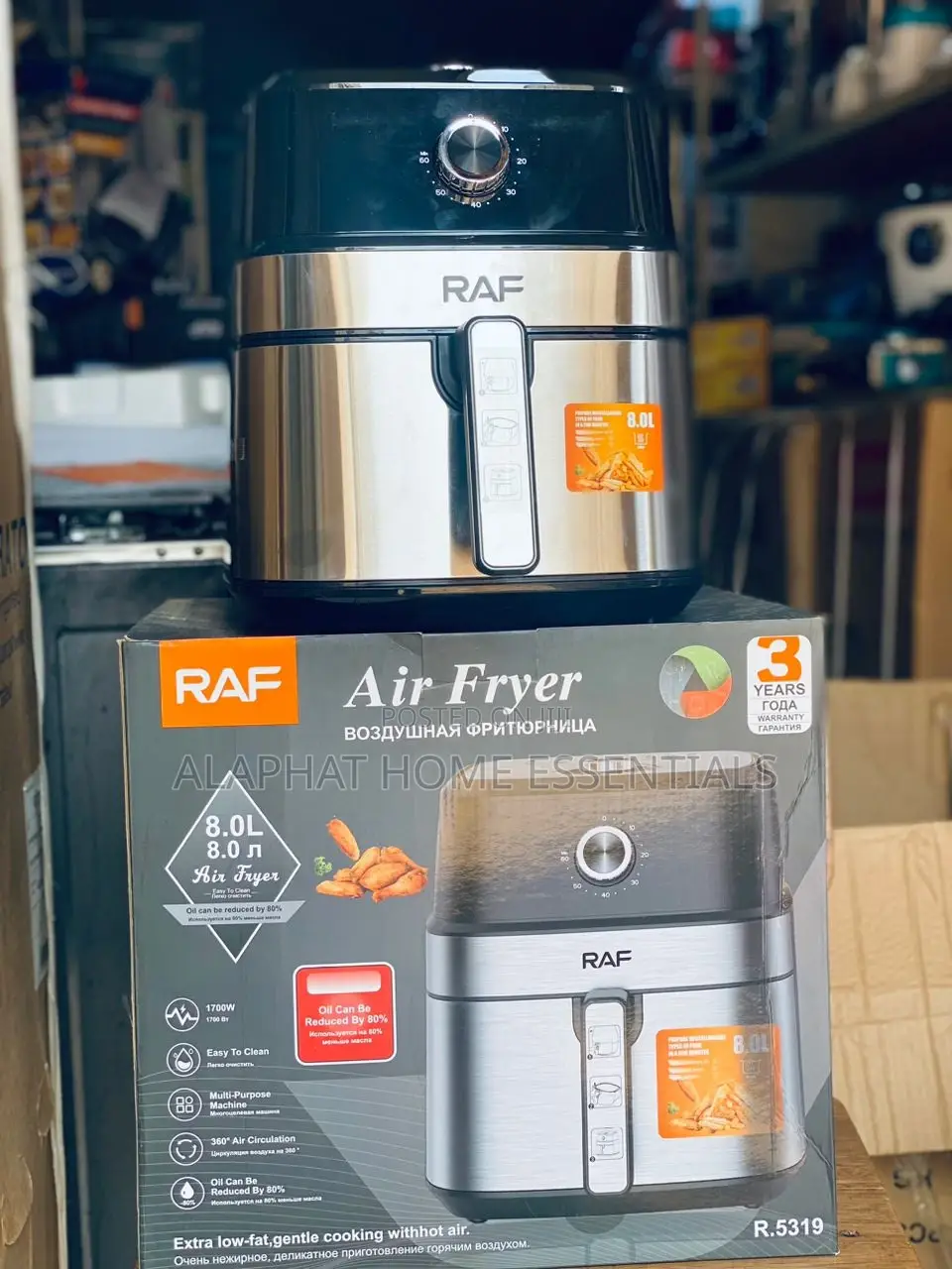 RAF 8 Litre Air Fryer