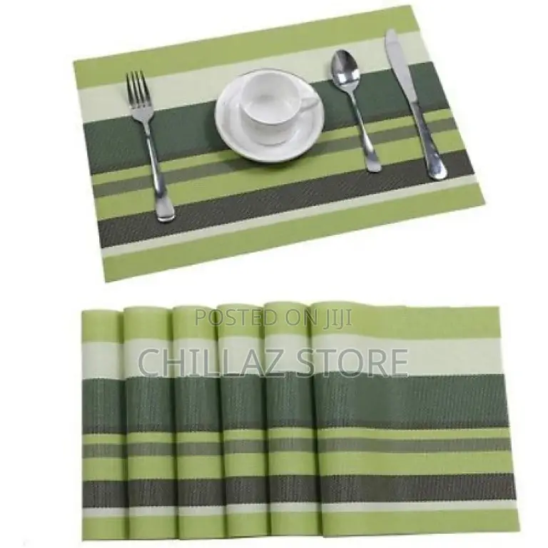 6pieces of Placemats Table Mats With a Runner