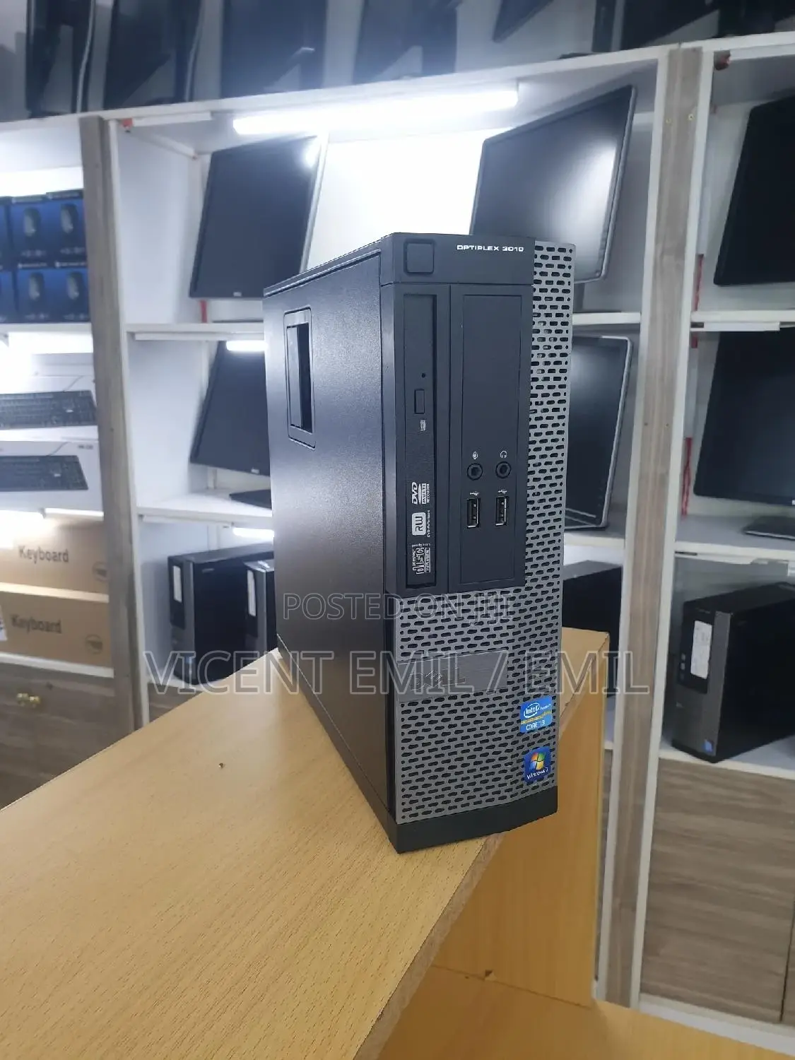 Desktop Computer Dell 4GB Intel Core i3 HDD 500GB