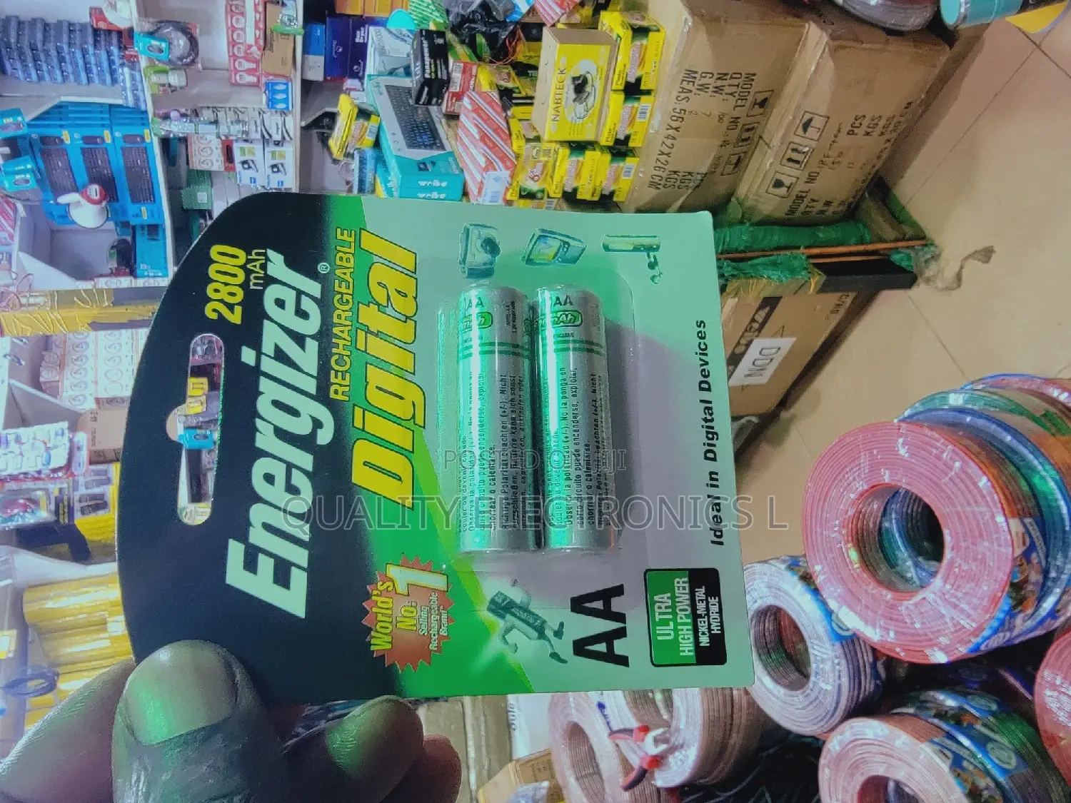 Energizer Rechargeable Batteries Aa and Aaa (5)