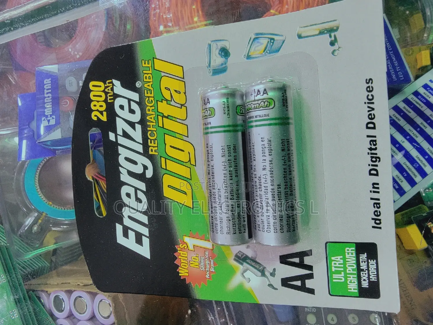 Energizer Rechargeable Batteries (8)