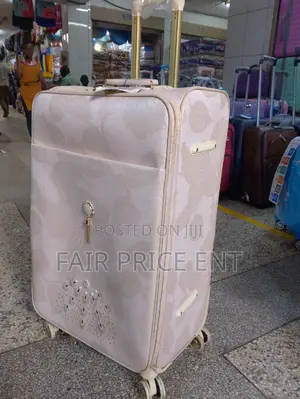 The Noble Suitcase.Leather Gold.Large.( Gold)