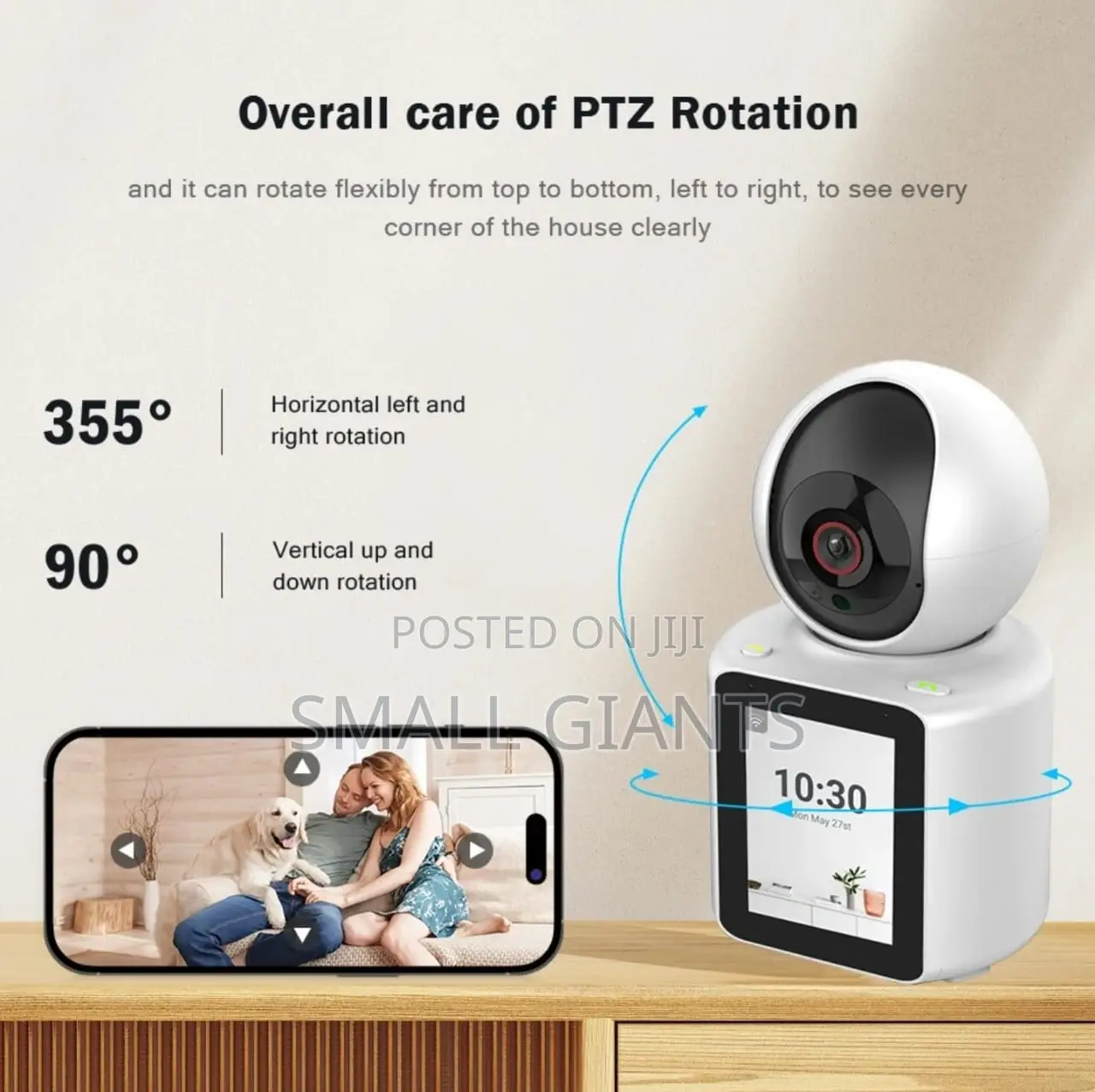 2 Way Video Calling Camera With Monitoring Motion Tracking
