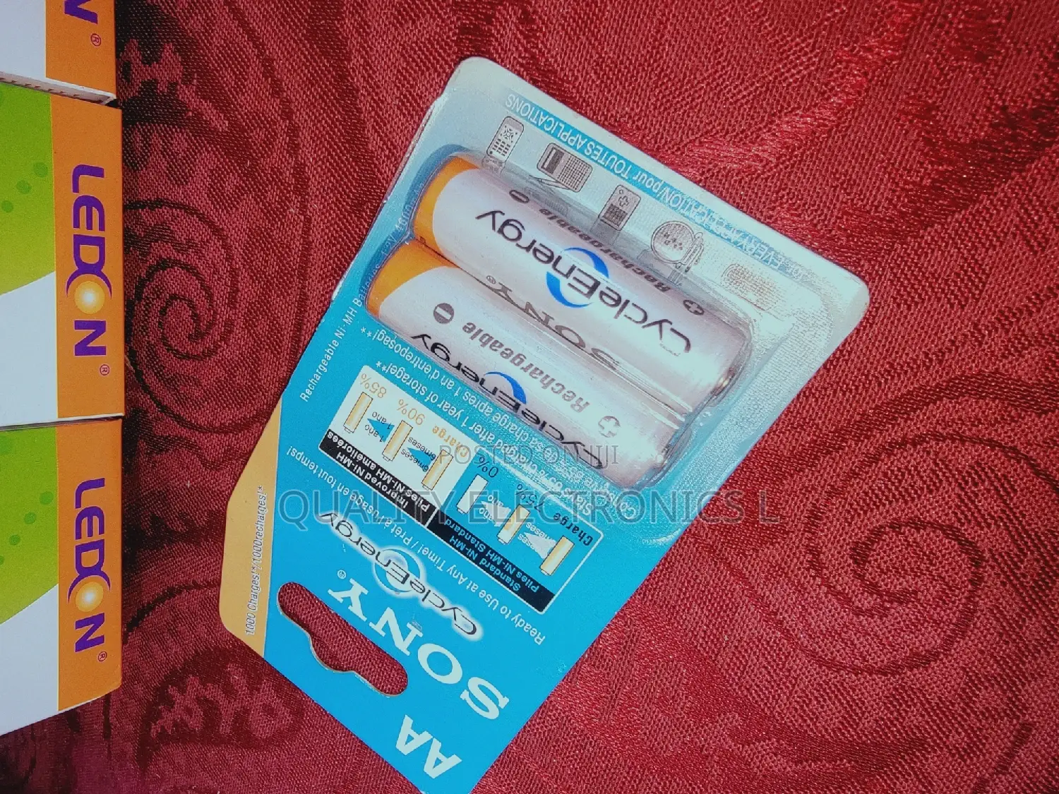 Sony Rechargeable Batteries Both AAA and AA (2)