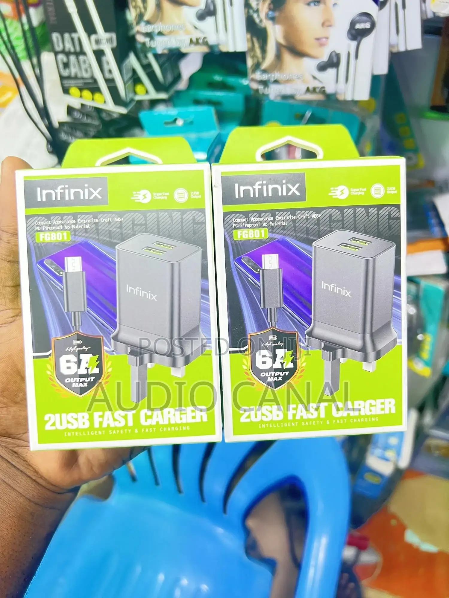 Infinix 2USB Fast Charger