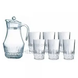Luminarc 6 Pieces of Juice Glasses and 1piece Jug Water Set