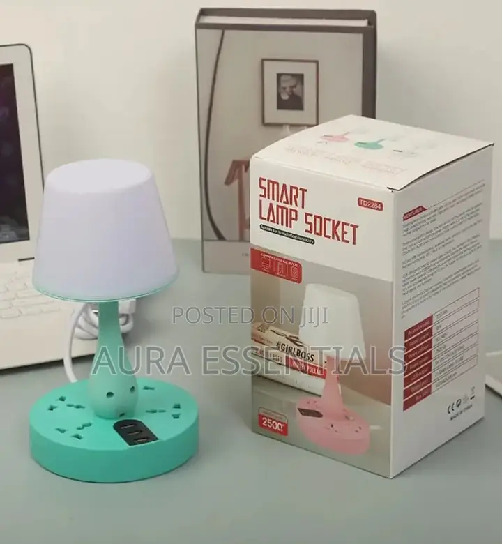 Smart Multifunction Desk Lamp With Built in USB Socket