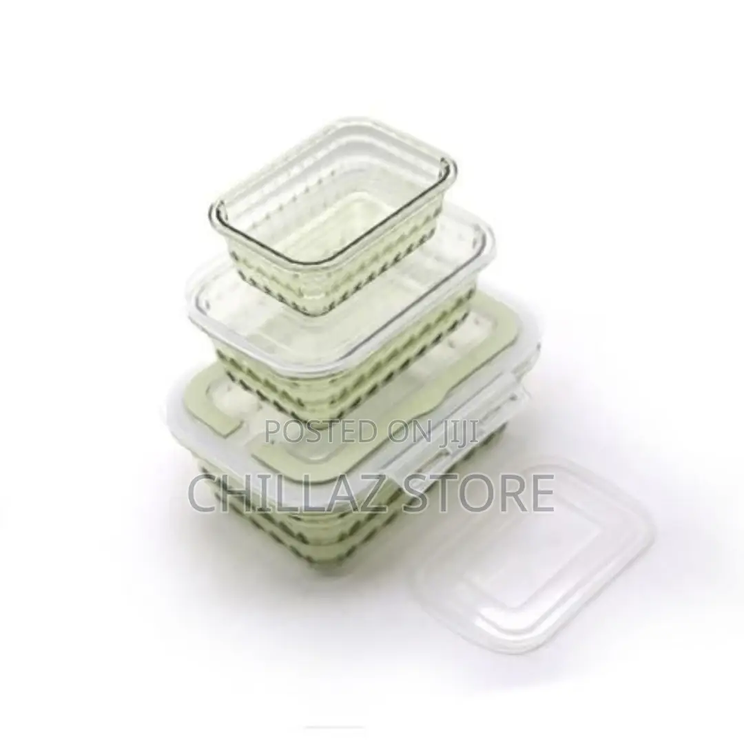 3 Piece Melamine Food Storage Container Box