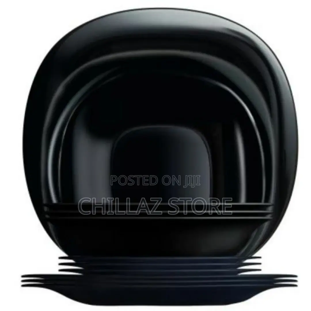Luminarc 18 Piece Plates, Side Plates and Bowls Dinner Set,