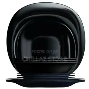 Luminarc 18 Piece Plates, Side Plates and Bowls Dinner Set,