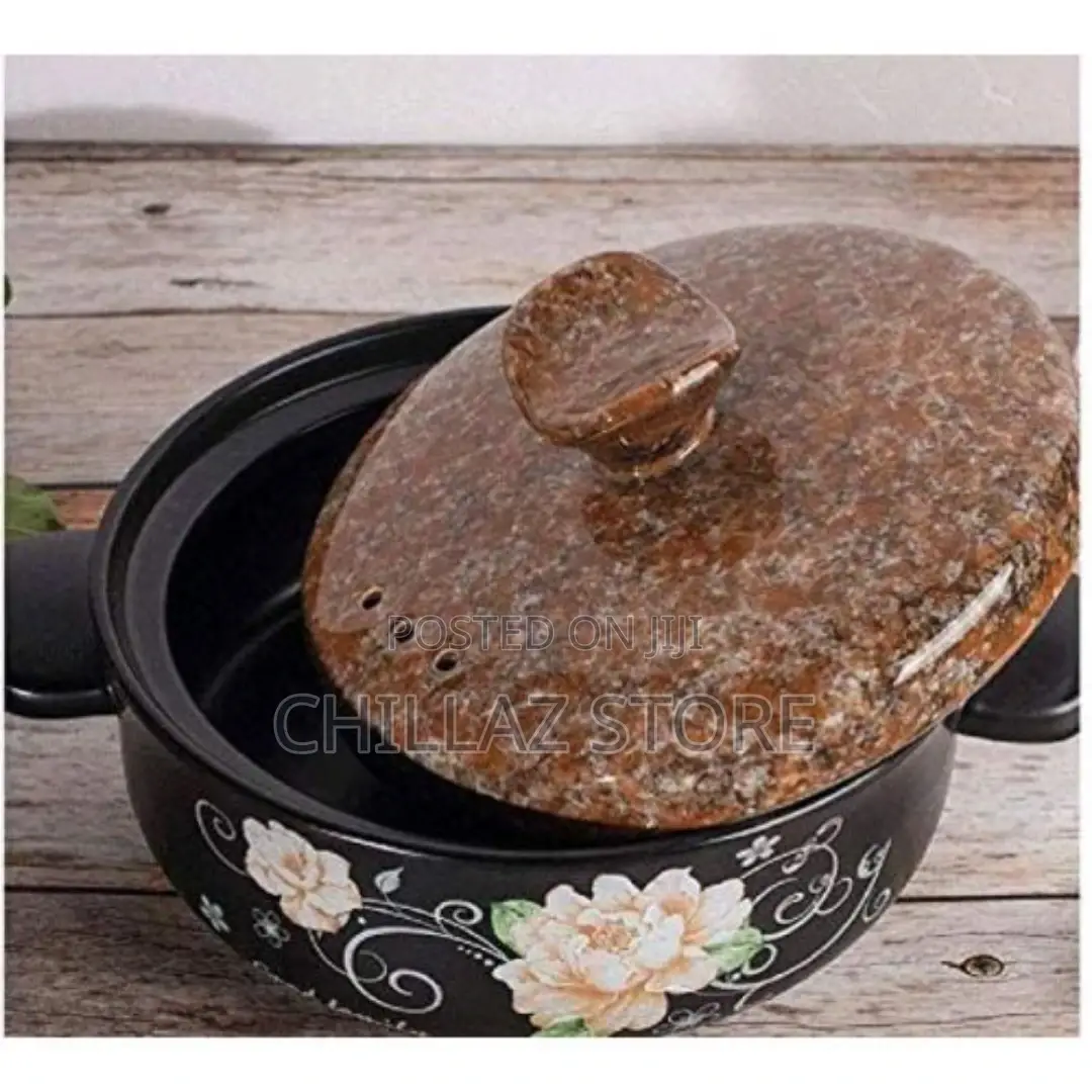 Sonifer 3L Casserole Clay Ceramic Earthen Cooking Pot Pan