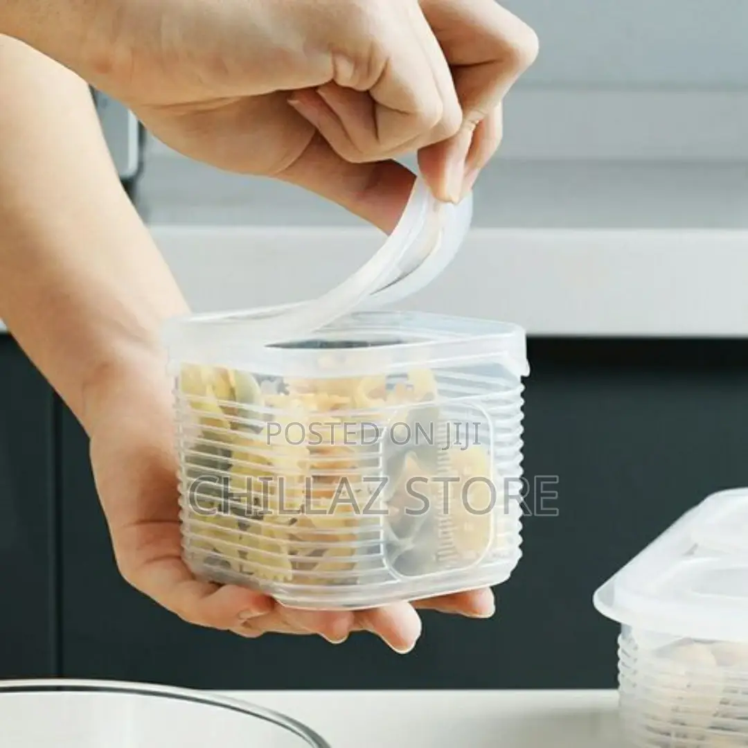 Plastic Food Storage Container With 6 Removable Organizer