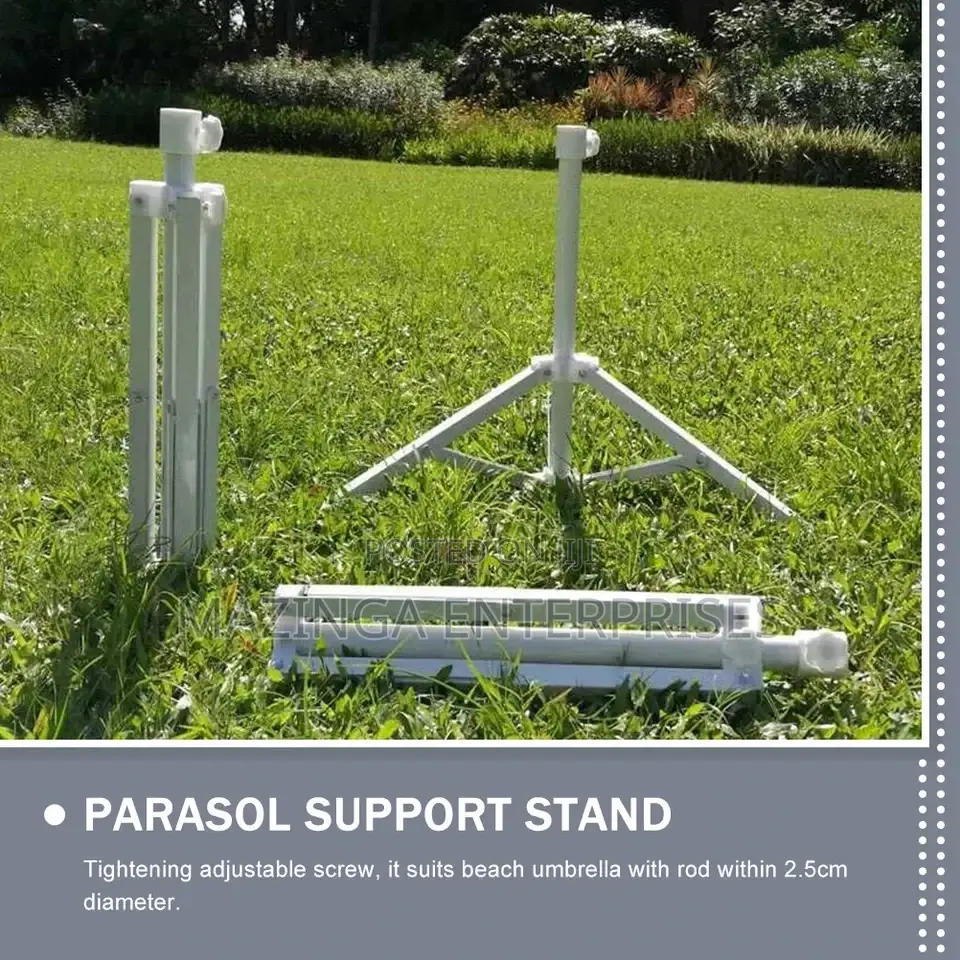 Foldable Business Umbrella Support Base and Stand