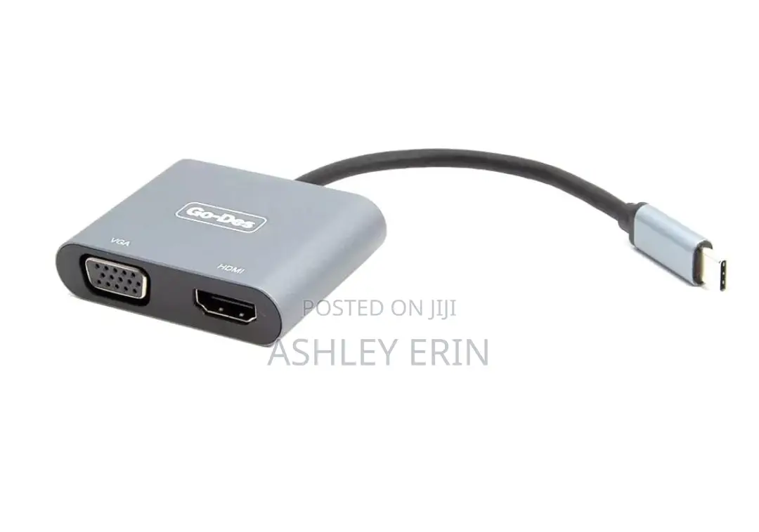 Go Des Usb C to HDTV Vga Converters