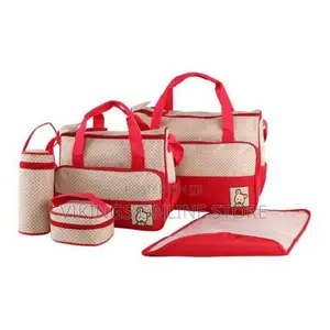Diaper Dot Bag - Red