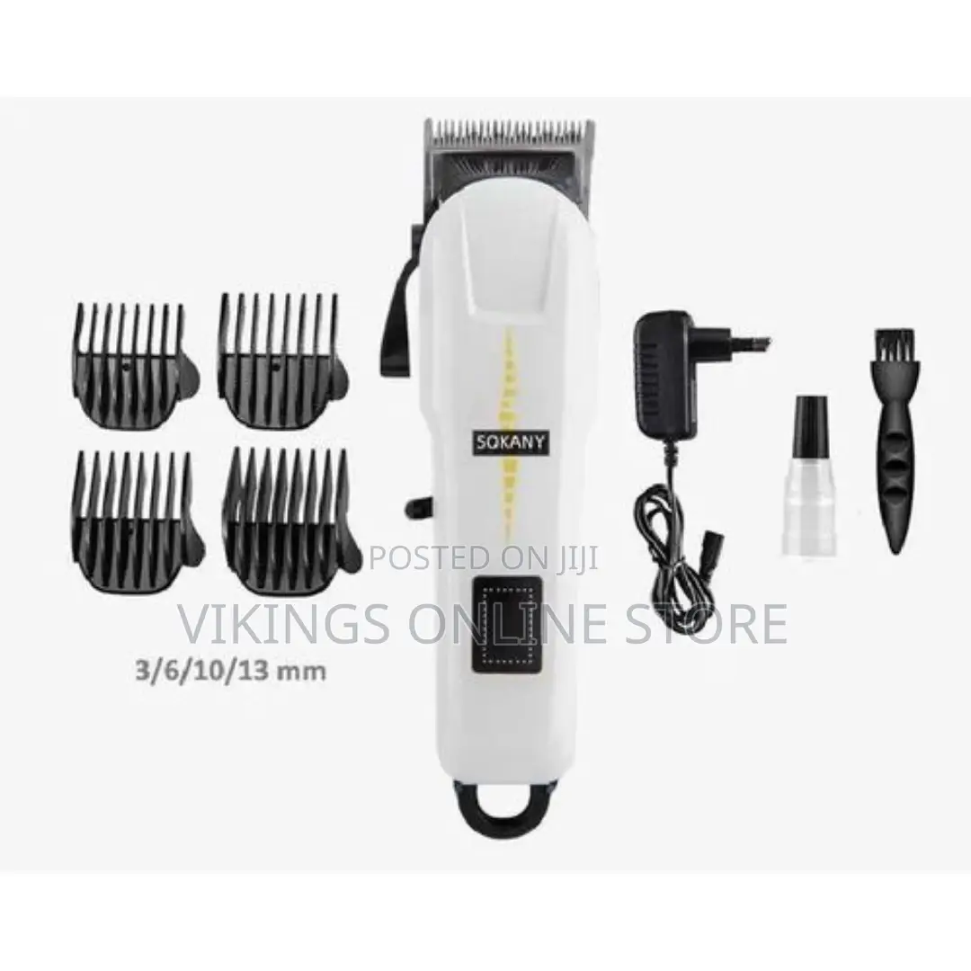 Sokany Rechargeable Shaving Machine With Battery Indicator