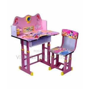 Kids Desk Chair Set Adjustable Height Study,Learning Table