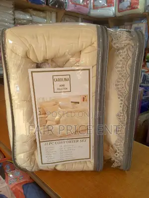 U.S.A CAROLINA Noble Pure Cotton Duvet Set. 6*6.12pcs( Gold)