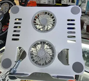 Adjustable Laptop Stand With Cooling Fan - Aluminum Alloy