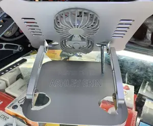 Adjustable Laptop Stand With Cooling Fan - Aluminum Alloy
