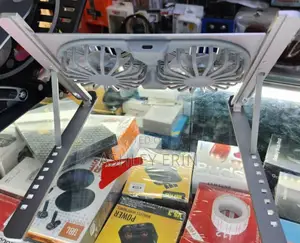 Desktop Laptop Table With Adjustableheight and Cooling Fan